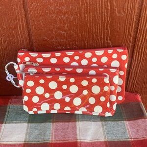 NWOT-3 Red Polka Dot Bags